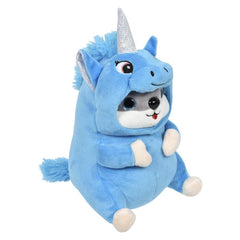 Unicorn Costume Hamster 7in As