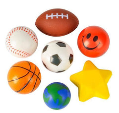 STRESS BALL TOY ASSORTMENT (25PCS/PACK) LLB kids toys