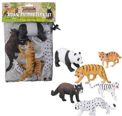 6PC MESH BAG ASIAN ANIMAL ASSORTMENT LLB kids toys