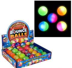 1.75" LIGHT-UP TWO-TONE HI BOUNCE BALL 20PCS  Light-up Toys