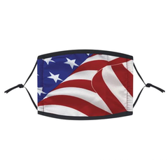 PATRIOTIC FACE MASK ADULT SIZE LLB kids toys