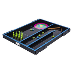 NEON WOODEN TABLETOP 4 IN 1 MULTI GAME 20"x18.5"  kids toys