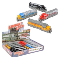 7" DIE-CAST PULL BACK FREIGHT TRAIN 12/DISPLAY LLB Car Toys