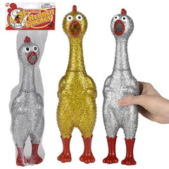 13.25" Sparkle Rubber Chicken LLB kids toys