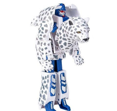 5" SNOW LEOPARD ROBOT ACTION FIGURE LLB kids toys