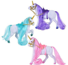 4.5" FLOCKED UNICORN LLB kids toys