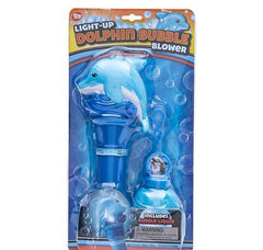 11.5" DOLPHIN LIGHT-UP DOLPHIN BUBBLE BLOWER  Light-up Toys