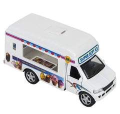 5" DIE-CAST PULL BACK ICE CREAM TRUCK LLB Car Toys