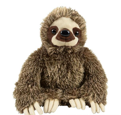 11.5" SLOTH BROWN LLB Plush Toys