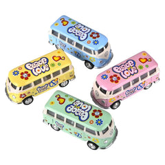 2.5" Diecast Pull Back 1962 VW Classic Bus W/Printing