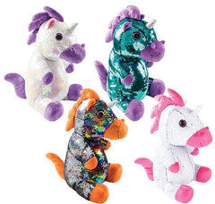 10" SEQUINIMALS UNICORN LLB Plush Toys