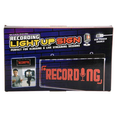 11.75" Recording Acrylic Sign LLB kids toys