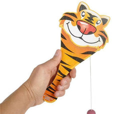 9" ZOO ANIMAL PADDLE BALL LLB kids toys