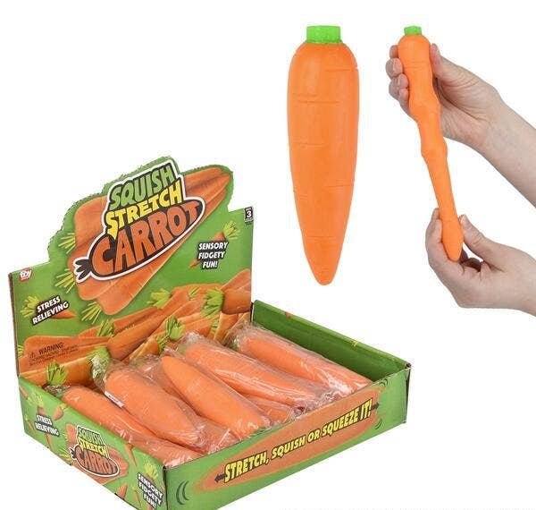 STRETCH AND SQUEEZE CARROT 5.5