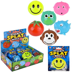 2.5" Sticky Splat Ball Assortment