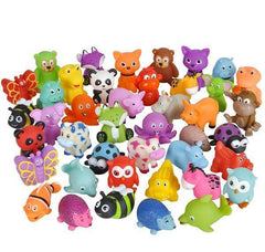 2"RUBBER ANIMAL MIX (500PCS/CASE) LLB kids toys