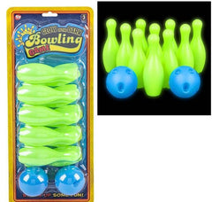 4.5" GLOW IN THE DARK BOWLING SET LLB kids toys