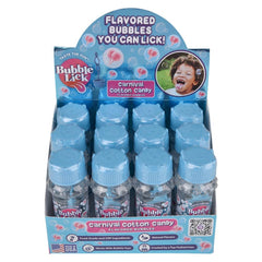 Bubblelick Carnival Cotton Candy Bubbles 12ct