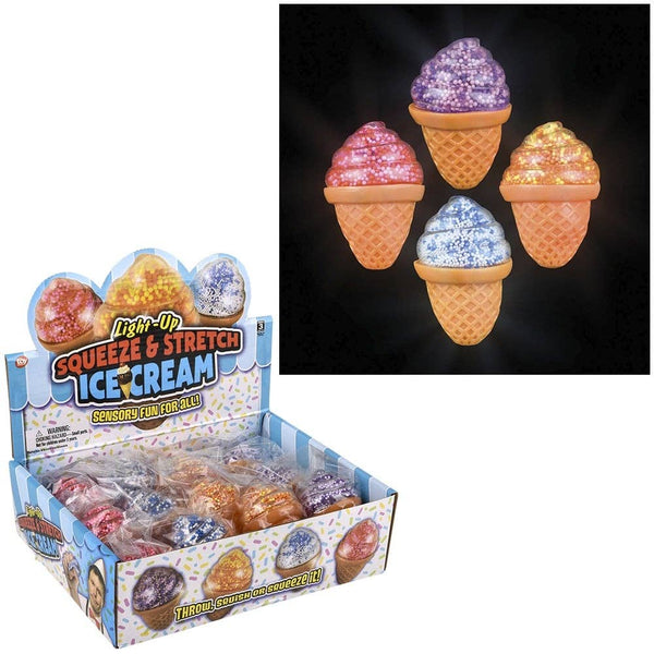 Light-Up Ice Cream Cone Toy - 3.5