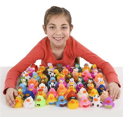 2" RUBBER DUCKY ASSORTMENT 100PCS/BAG LLB kids toys