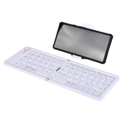 11.25" Folding Wireless Keyboard With Mobile Holder