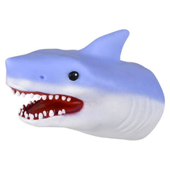 Stretchy Shark Hand Puppet 6" LLB kids toys