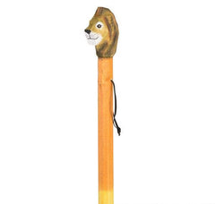 48" WOODEN LION WALKING STICK LLB kids toys