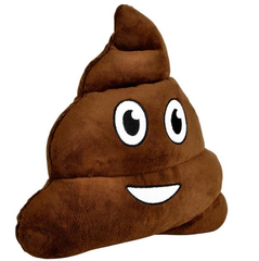 12" POOP EMOTICON PILLOW LLB Kids Toys