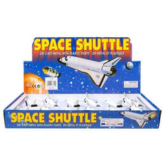 5" DIE-CAST PULL BACK SPACE SHUTTLE LLB Car Toys