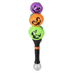 17" Light-Up Triple Jack O Lantern Wand- LLB Toys