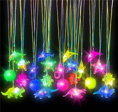 17"LIGHT-UP NECKLACE ASST 36PCS/UNIT LLB Light-up Toys