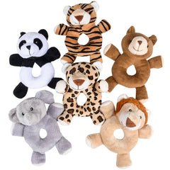 5.5" plush Infant Rattles LLB Plush Toys