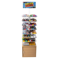 DISPLAY STAND AND VEHICLE BUNDLE LLB Car Toys