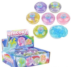 2.25" UNICORN GLITTER PUTTY LLB Slime & Putty