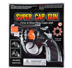 6" 8-SHOT CAP REVOLVER LLB kids toys