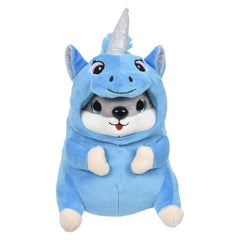 Unicorn Costume Hamster 7in As