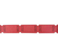 BLANK SINGLE TICKET ROLL RED LLB kids toys