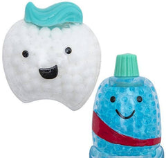 3" SQUEEZY BEAD DENTAL CHARACTERS LLB Squishy Toys