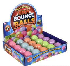 1.75" LIGHT-UP JELLY HI BOUNCE BALL 20PCS LLB Light-up Toys