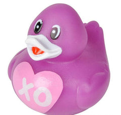 2" VALENTINE'S DAY RUBBER DUCKY LLB kids toys