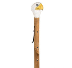 48" WOODEN BALD EAGLE WALKING STICK LLB kids toys