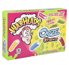 WARHEADS OOZE CHEWS THEATER BOX 12 PC/CASE LLB Candy