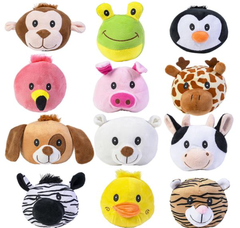 5" ANIMAL BALL PLUSH ASSORTMENT LLB Plush Toys