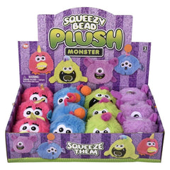 3" Squeezy Bead Monster Plush Ball -LLB Toys