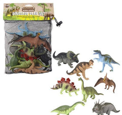 8PC MESH BAG DINOSAUR ASSORTMENT LLB kids toys