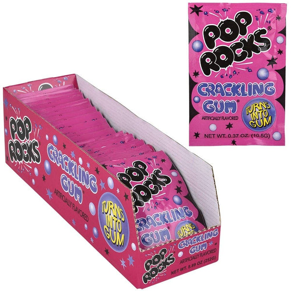 Pop Rocks Bubble Gum 24ct LLB kids toys