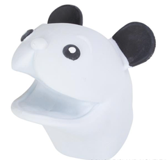 4" PANDA RUBBER HAND PUPPET LLB kids toys