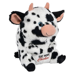 13" Belly Buddy Cow Eat More Chicken Plush