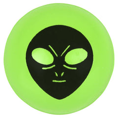 27mm 1" Glow In Dark Alien Hi-Bounce Ball LLB kids toys