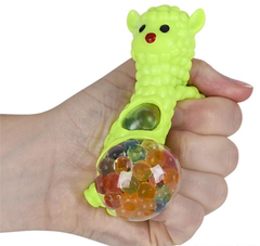 3.5" SQUEEZY BEAD ALPACA BALL LLB Squishy Toys